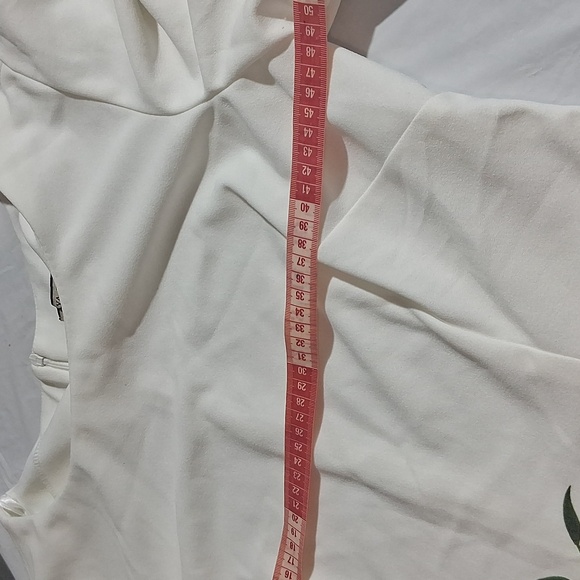 Vibrant Floral Midi Dress in White - Picture 12 of 17